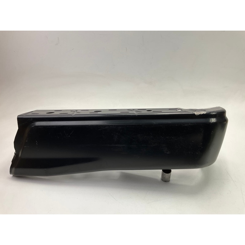 Used #71 OEM Ford Rear Bumper Right End Cap W/O Sensor Hole - 2015-2020 F-150