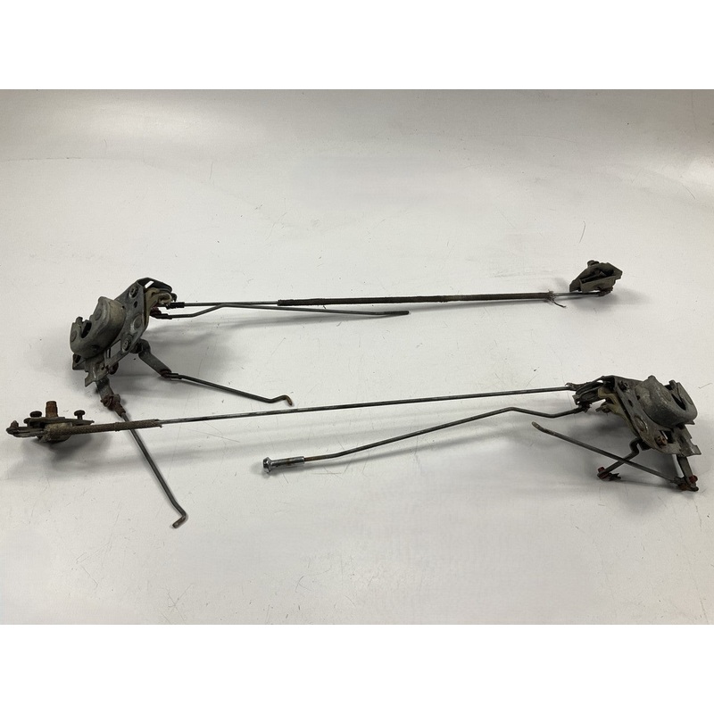 USED - OEM Driver & Passenger Door Latch & Rods 1967-1968 Ford Mustang & Cougar