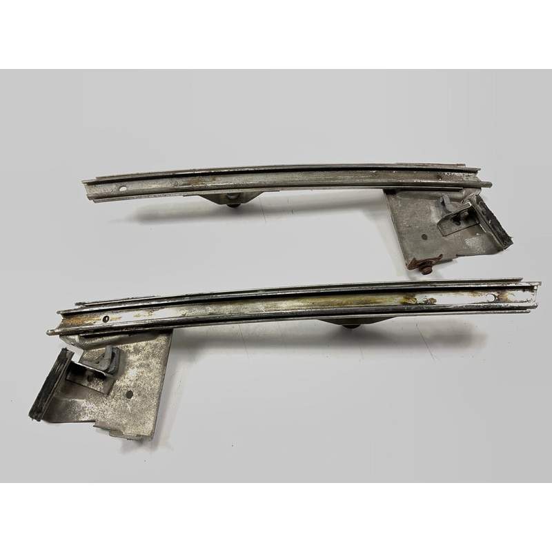 USED - OEM Front Left & Right Door Glass Rear Channel 1967-1968 Mustang & Cougar