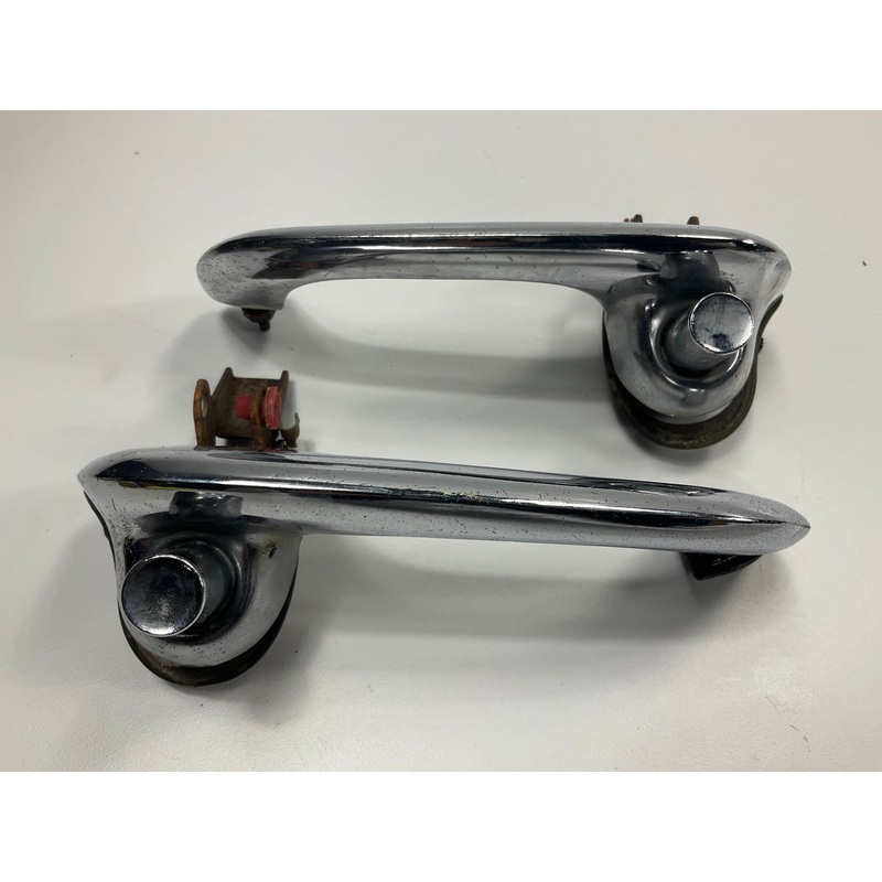 USED - OEM Front Left & Right Outside Door Handles 1967-68 Ford Mustang & Cougar