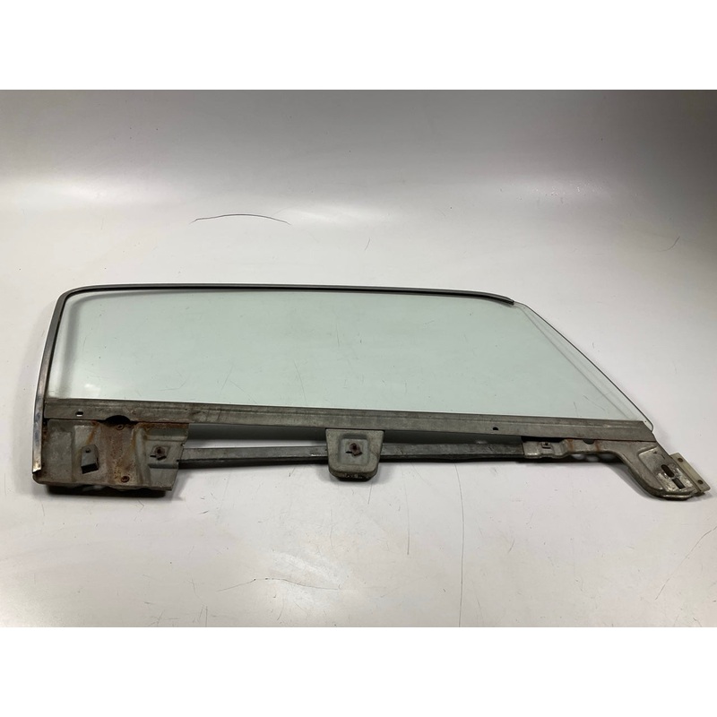 USED - OEM Front Right Passenger Door Glass & Trim 1967-68 Ford Mustang Fastback