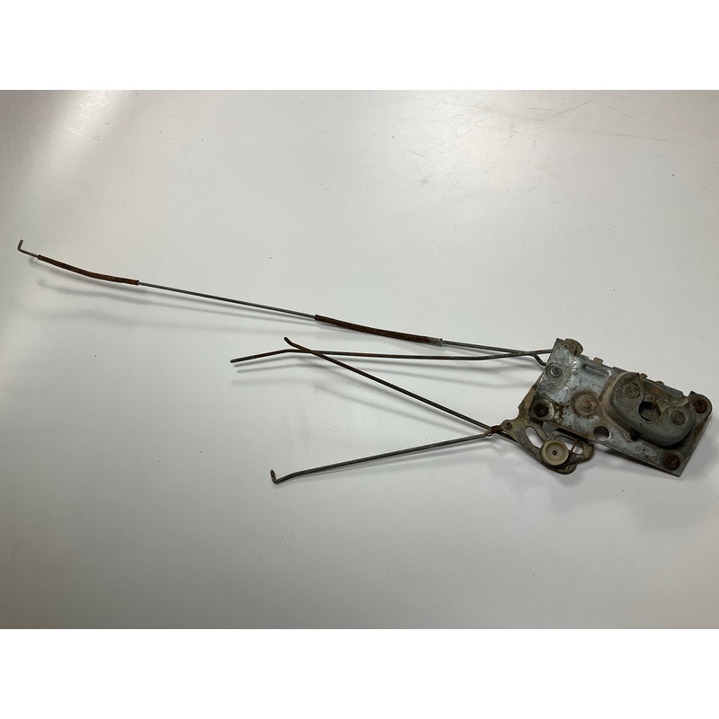 USED - OEM Front Right Passenger Door Latch & Rods For 1965-1966 Ford Mustang