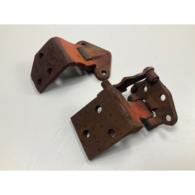 USED - OEM Front Right Passenger Upper & Lower Door Hinge 1965-1966 Ford Mustang Type 2