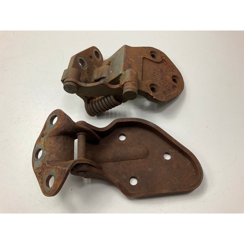 USED #120 - Right Passengers Side Door Upper & Lower Door Hinges For 79-83 280zx